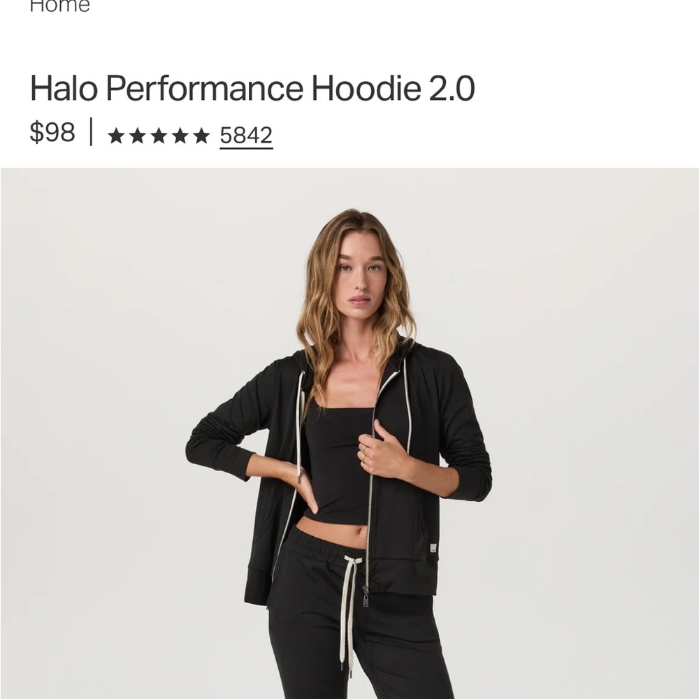 Vuori Black Women's Jacket - Picture 4 of 11